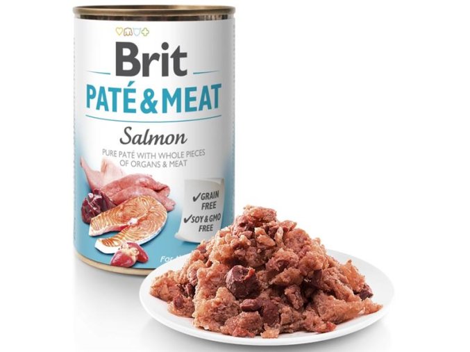 Brit Paté & Meat konz. Salmon 400 g