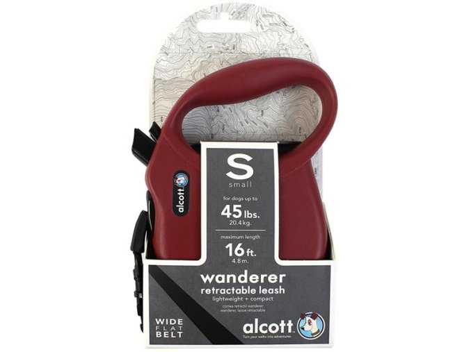 Alcott navíjecí v. Wanderer (do 20,4kg) - červené S 4,8m