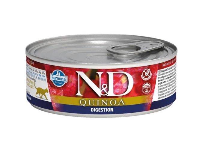 N&D QUINOA Cat konz. Digestion Lamb & Fennel 80 g