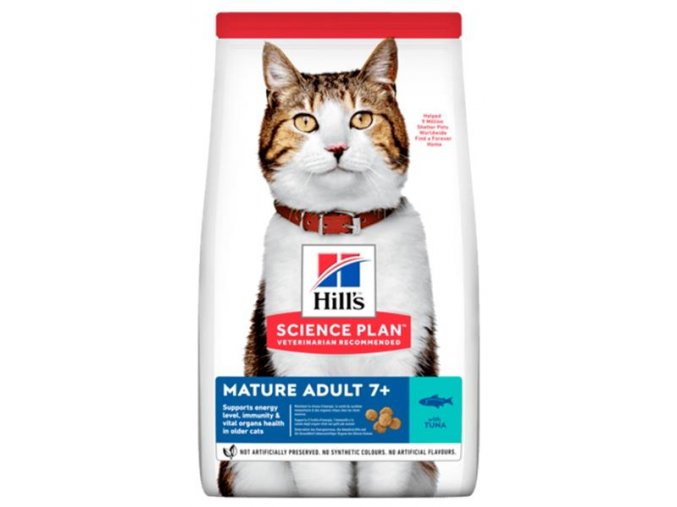 Hill's Science Plan Feline Mature Adult 7+ Tuna Dry 10 kg