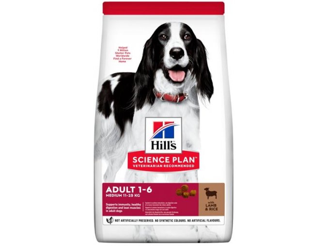 Hill's Science Plan Canine Adult Medium Lamb & Rice 14 kg