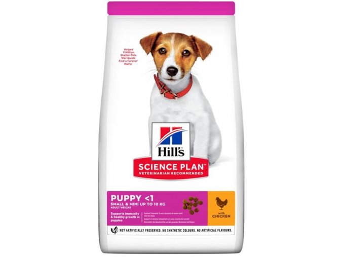 Hill's Science Plan Canine Puppy Small & Mini Chicken Dry 1,5 kg