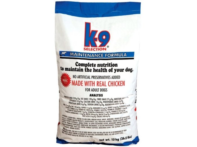 K-9 Maintenance Formula 12 kg