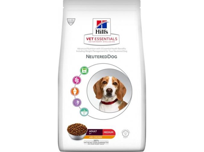 Hill's VetEssentials Canine Adult NeuteredDog Medium Chicken 2 kg