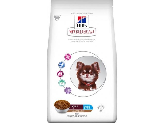 Hill's VetEssentials Canine Adult Small & Mini with Lamb & Rice 2 kg