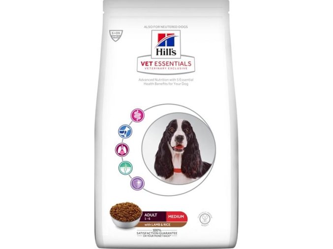 Hill's VetEssentials Canine Adult Medium Dog Food with Lamb & Rice 2 kg