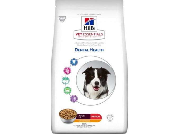 Hill's VetEssentials Canine Adult Dental Health  Medium Chicken  10 kg