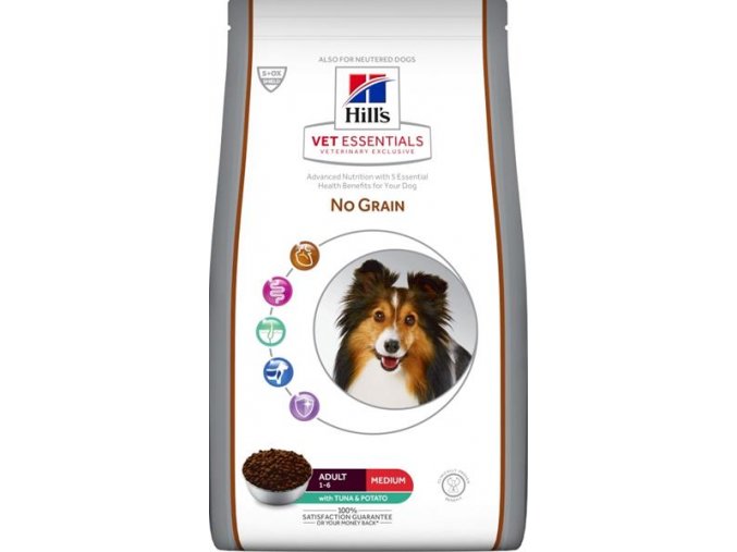 Hill's VetEssentials Canine Adult Medium No grain Tuna & Potatoes Dry 10 kg