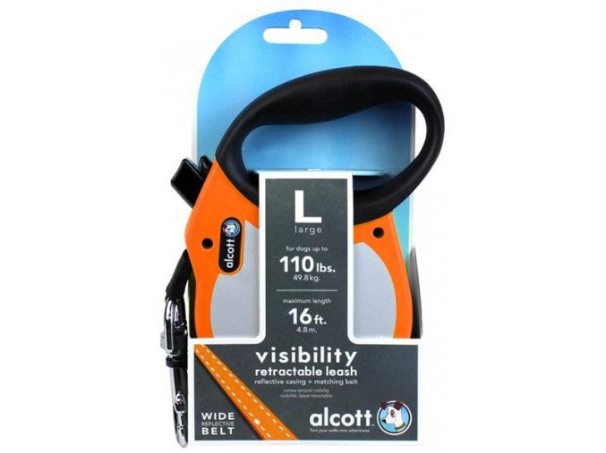 Alcott navíjecí v.Visibility(do49.8kg)oranžové 4,8m