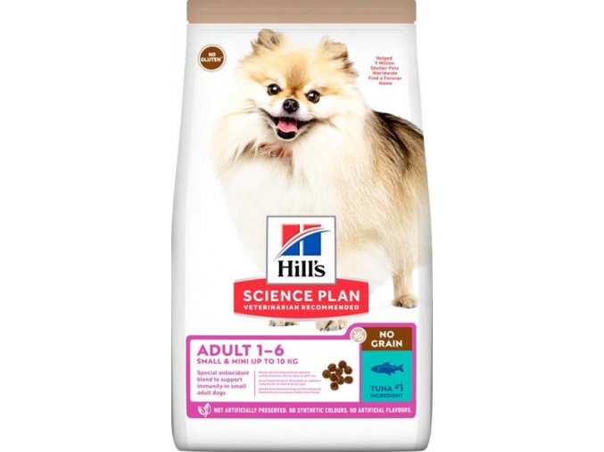 Hill's Science Plan Canine Adult Small & Mini No Grain Tuna 6 kg