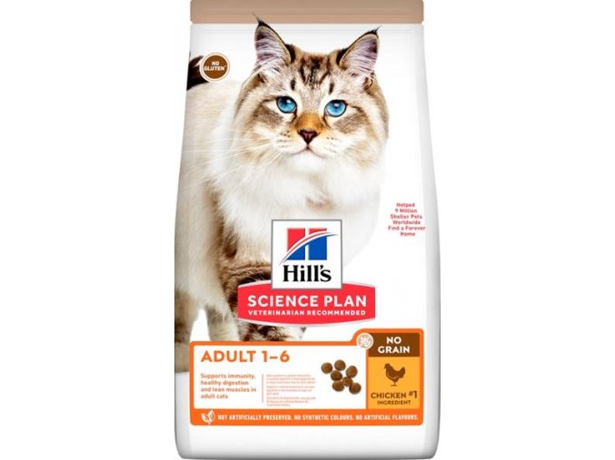 Hill's Science Plan Feline Adult No Grain Chicken 1,5 kg