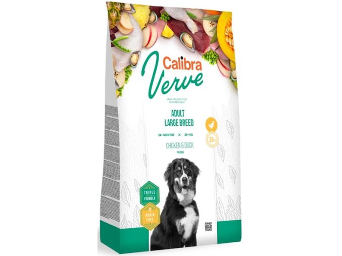 Calibra Dog Verve GF Adult Large Chicken & Duck 2 kg