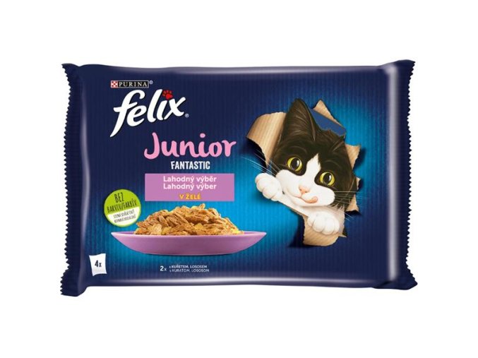 Felix cat kaps.-Fant.Multipack Junior v želé 4 x 85 g