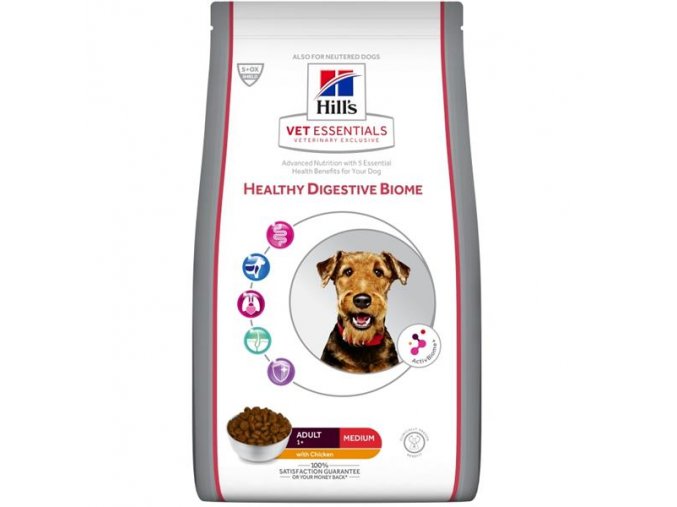 Hill's VetEssentials Canine Adult Healthy Digestive Biome Medium Dry 2 kg