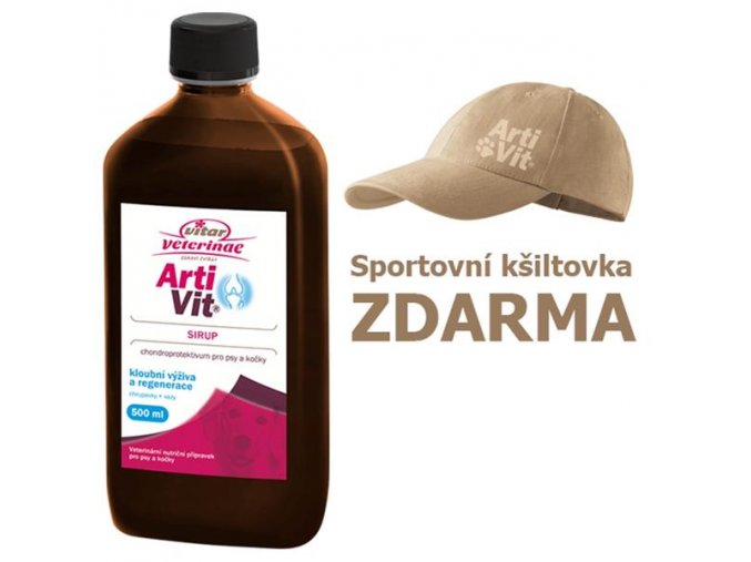 Artivit sir. 500 ml + kšiltovka béžová zdarma