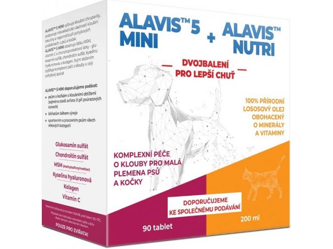 Dvojbalení Alavis 5 mini tbl 90+Alavis Nutri 200ml