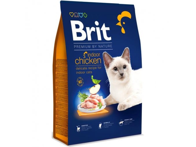 Brit Premium by Nature Cat Indoor Chicken 8 kg