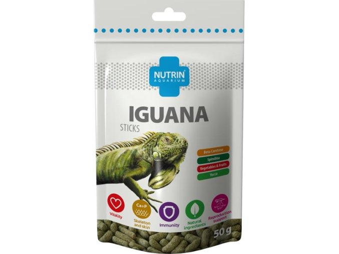 NUTRIN Aqua. Iguana Sticks, leguán 50 g