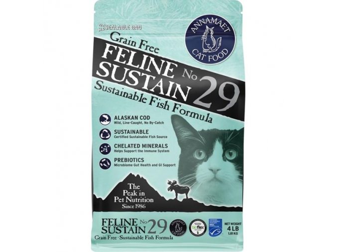 Annamaet Grain Free Feline Sustain No.29 (kočka) 1,81 kg (4lb)