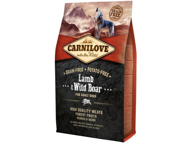 Carnilove Dog Adult Lamb & Wild Boar 4 kg