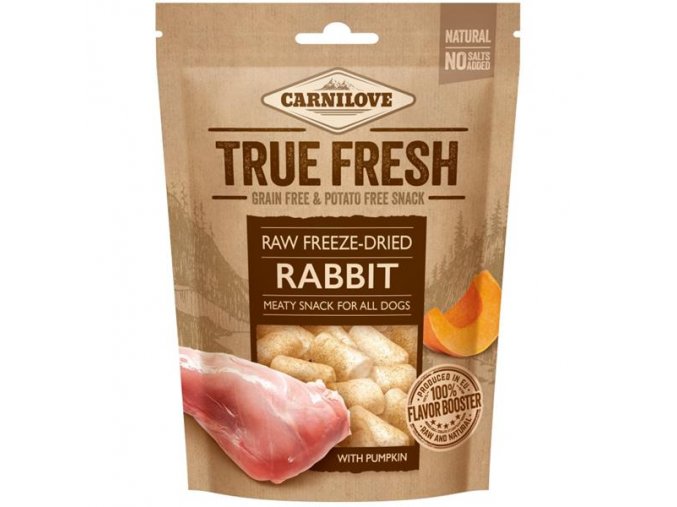 Carnilove Dog Raw freeze-dried Rabbit with pumpkin 40g