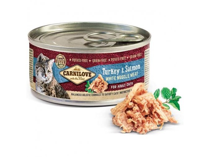 Carnilove Cat WMM konz. Turkey & Salmon 100 g