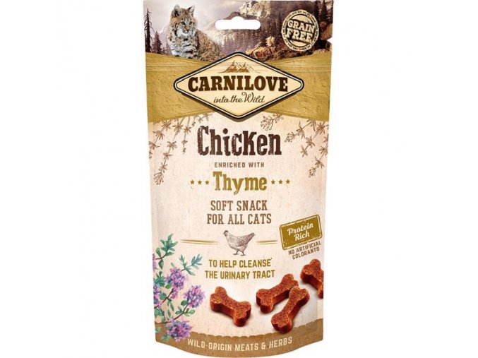 Carnilove Cat Semi Moist Snack Chicken enriched with Thyme 50 g