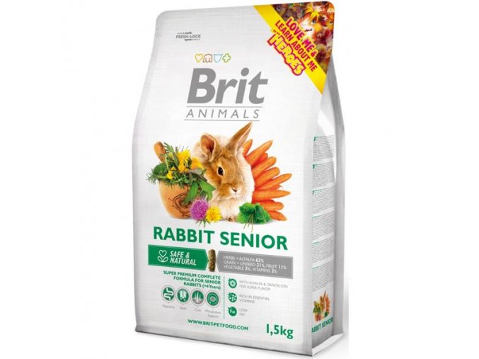 Brit Animals  RABBIT SENIOR Complete 1,5 kg