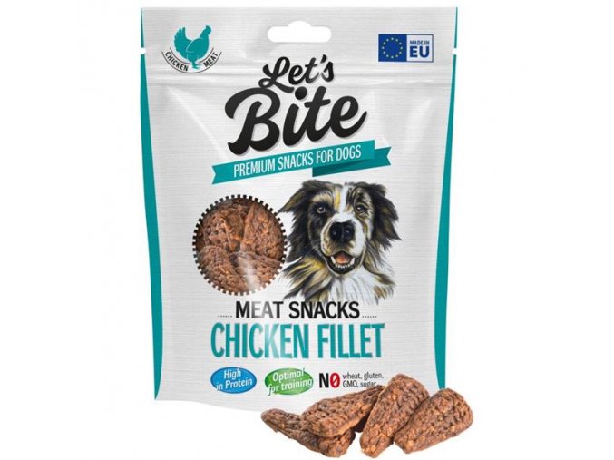 Brit DOG Let’s Bite Meat Snacks Chicken Fillet 300 g