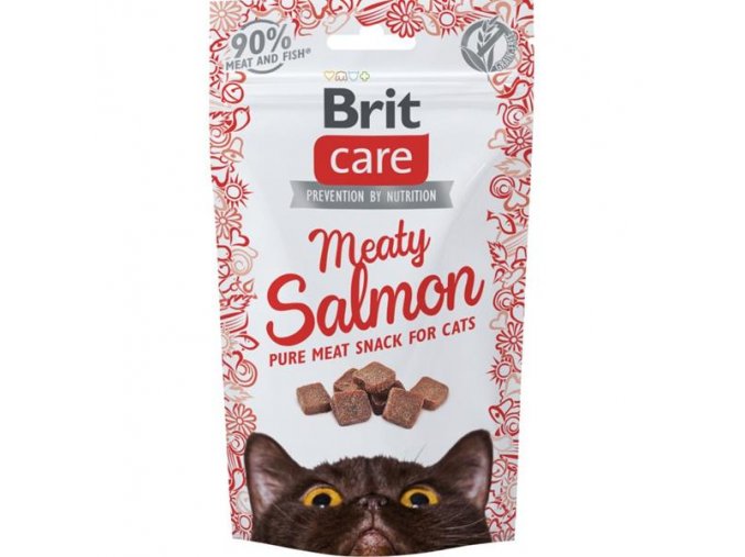 Brit Care Cat Snack Meaty Salmon 50 g