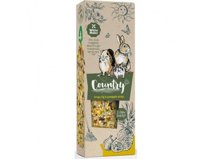 Witte Molen Country Sticks tyčinky fíky&ananas 110g