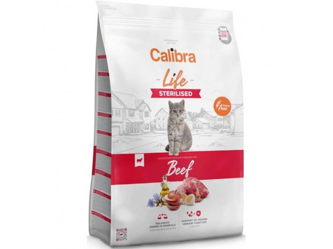 Calibra Cat Life Sterilised Beef 6 kg