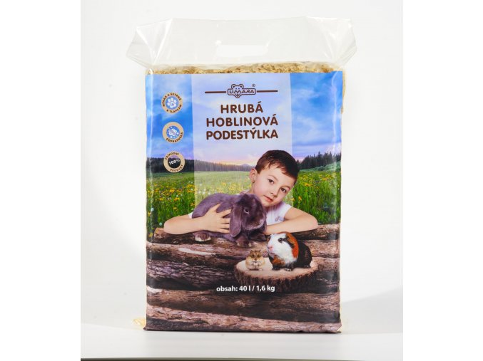 LIMARA hrubá hoblinová podestýlka, 40l/1,6Kg