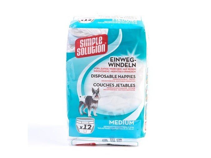 SIMPLE SOLUTION Pleny pro psy 12ks M