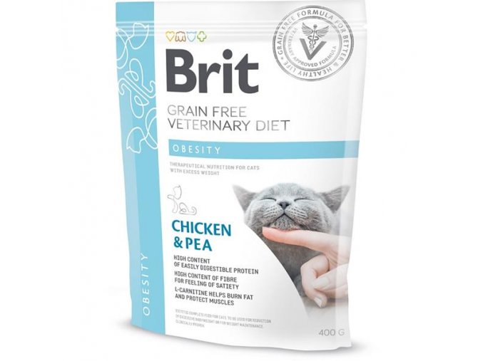 Brit Veterinary Diets Cat Obesity 400 g