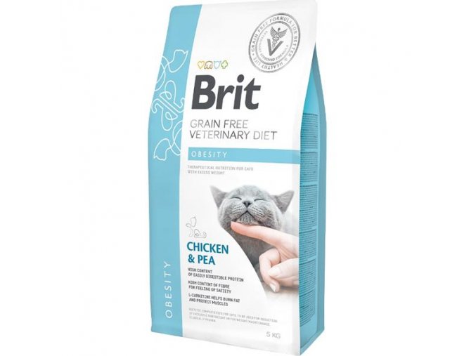 Brit Veterinary Diets Cat Obesity 5 kg