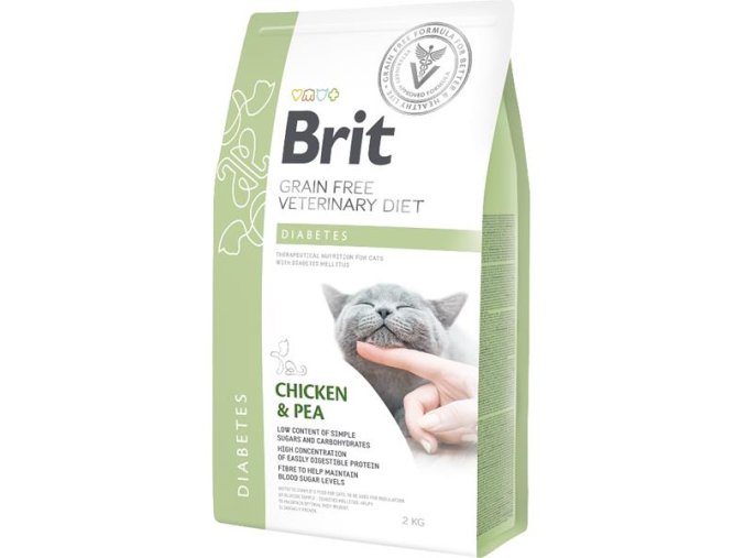 Brit Veterinary Diets Cat Diabetes 2 kg