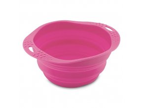 Miska pro psa, cestovní, BecoBowl Travel-pink M, EKO