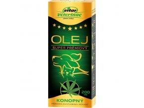 Vitar veterinae konopný olej 200 ml