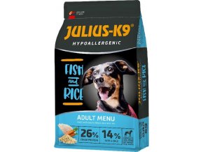 Julius K9 Adult Hypoallergenic RYBA A RÝŽE 12 kg