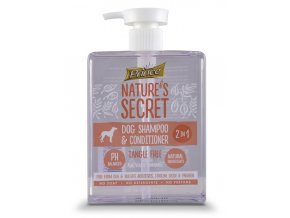 NATURE´S SECRET DOG SHAMPOO CON TANGLE FREE 500 ml