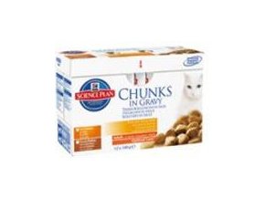 Hill's Science Plan Feline  Adult kaps.CH+Turkey -Multipack 12 x 85 g