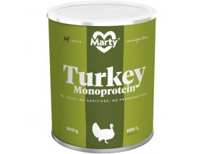 MARTY konz. pro psy - Monoprotein krůtí 800 g