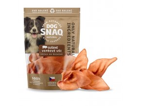 DOG SNAQ - SUŠENÉ VEPŘOVÉ UŠI 4 ks