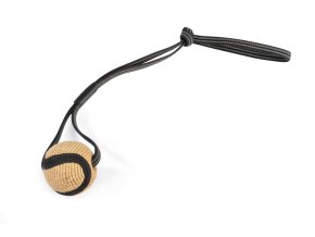 JUTOVÝ MÍČEK S POUTKEM 7,5 cm x 72 cm