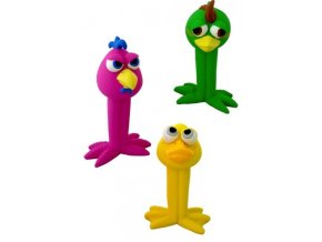 GUMOVÁ HRAČKA LEGRAČNÍ PTÁK 17 cm