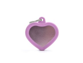 PINK HEART ALU PINK RUBBER