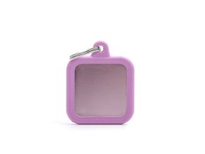 PINK SQUARE ALU PINK RUBBER