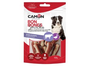 CAMON KOSTIČKY MINI BŮVOL + KACHNA 100 g 5x1,5x2 cm