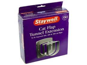 Dvířka průchozí Nobby - nástavec St. 300, 400, 500 4,7 cm, šedý